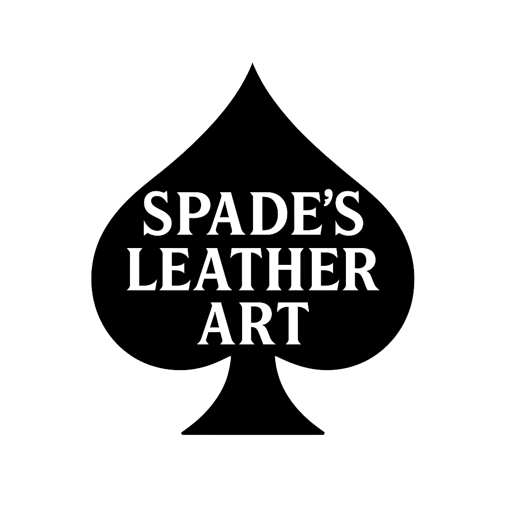 alt="Spade's Leather Art logo - handmade leather crafts"
